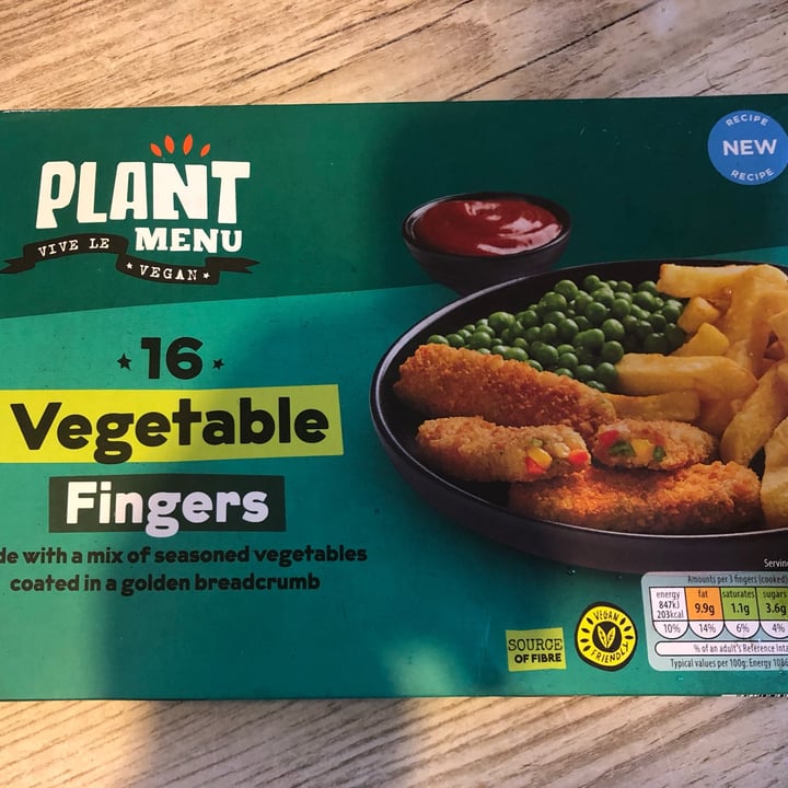 review photo of Plant Menu Vegetable fingers shared by @vegangames on 08 Apr 2022 - review