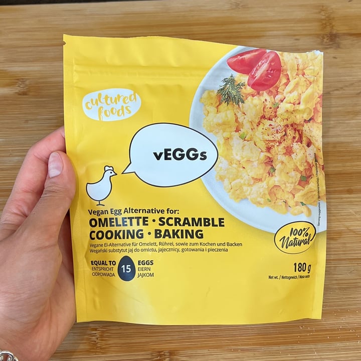 photo of Cultured Foods Vegan Egg Alternative For Omelette, Scramble, Cooking, Baking shared by @chiaradini on  07 Jul 2022 - review