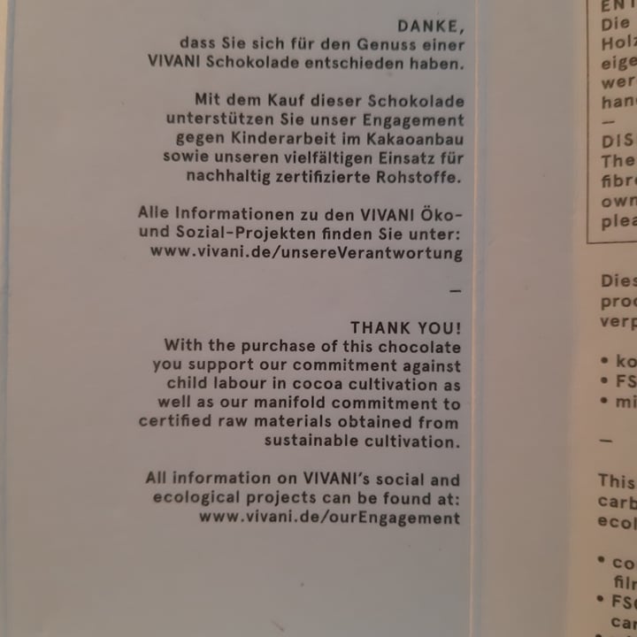 review photo of Vivani Dark whole hazelnut shared by @animalfriendly on 19 Dec 2022 - review