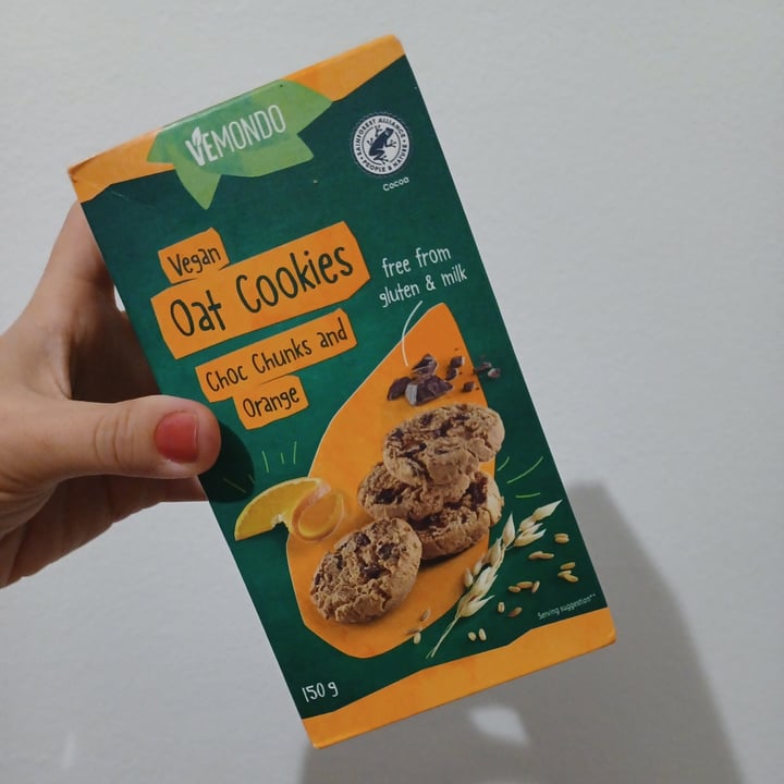photo of Vemondo  Oat cookies - Choc Chunks and Orange shared by @ppenna on  01 Aug 2022 - review