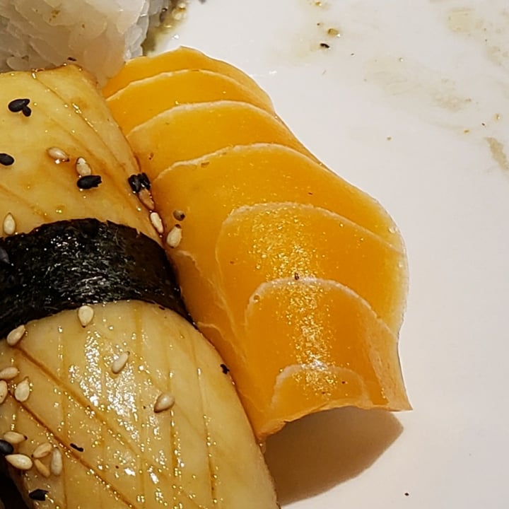 photo of Tenon Vegetarian Cuisine Salmon Sushi shared by @metalmel666 on  24 Jul 2022 - review