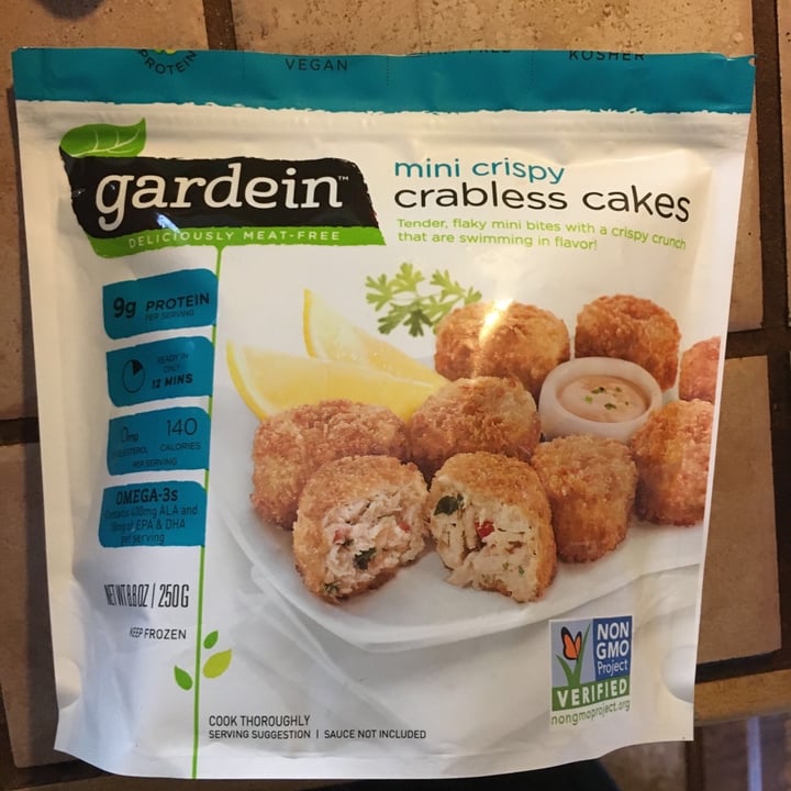 photo of Gardein Mini Crispy Crabless Cakes shared by @wizkorea on  09 Apr 2020 - review