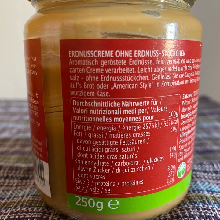 review photo of Rapunzel Burro di arachidi shared by @rossafeltra on 20 Mar 2022 - review