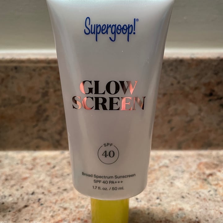 photo of Supergoop! Glow Screen SPF 40 shared by @knitter007 on  23 Jun 2021 - review