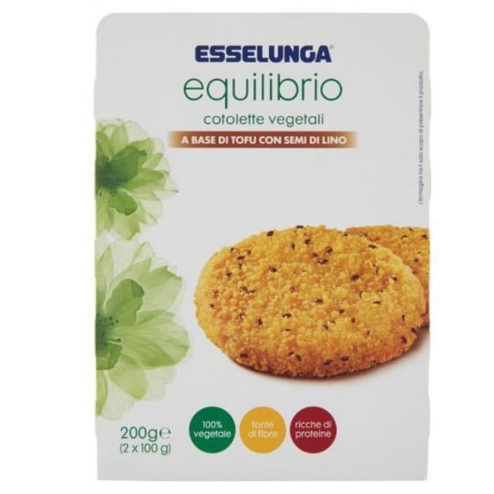 photo of Esselunga Cotolette vegetali a base di tofu con semi di lino shared by @letirivoli on  03 Oct 2021 - review