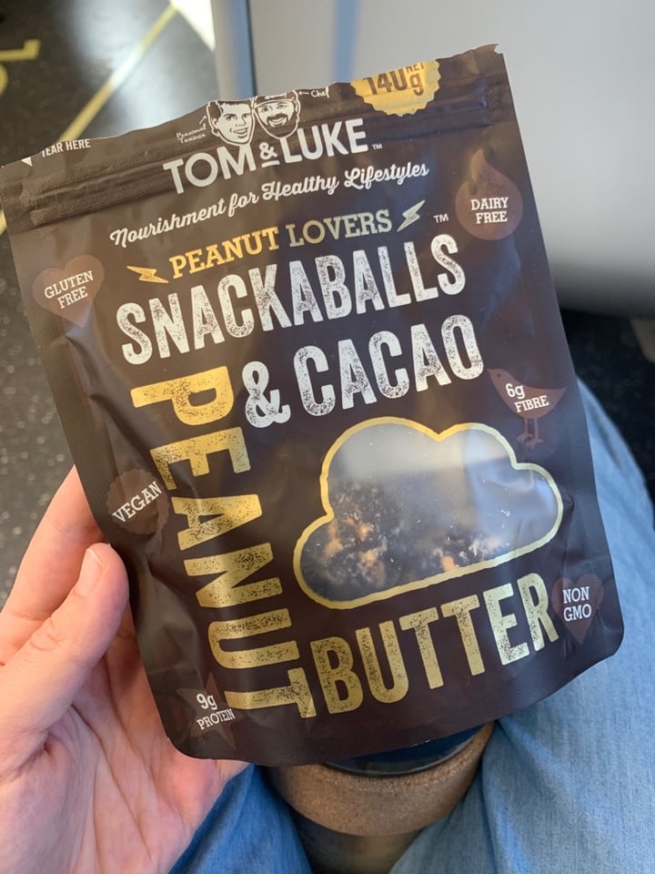 review photo of Tom & Luke Peanut Butter & Cacao Snackballs shared by @plantbasedarmy on 02 Feb 2020 - review