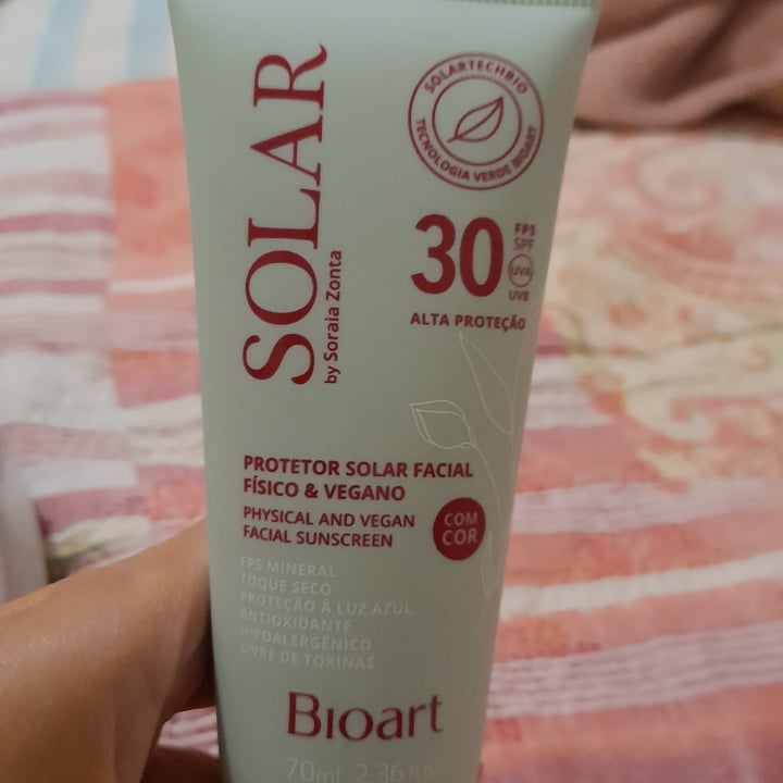 photo of Bioart Protetor Solar Facial FPS 30 shared by @alcalacristina14 on  10 May 2022 - review
