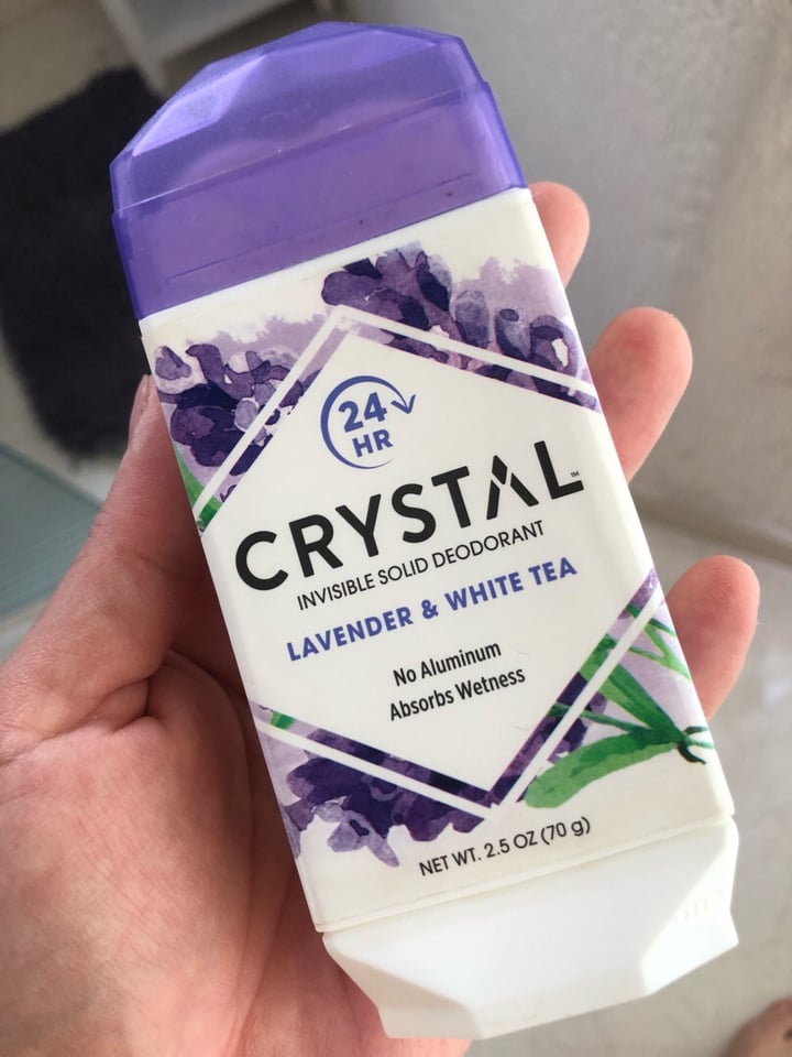 photo of CRYSTAL  Invisible solid deodorant shared by @marianimalover on  03 Jun 2021 - review