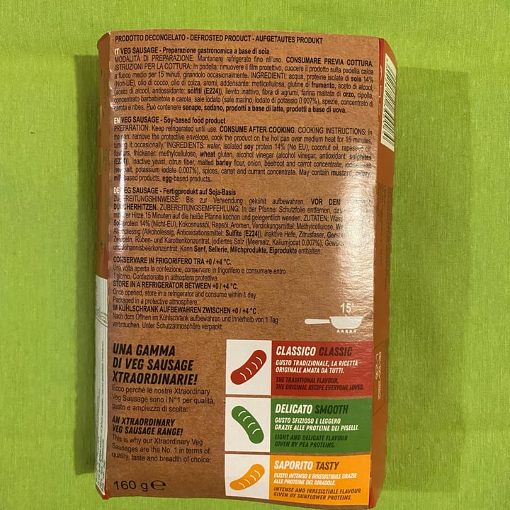 review photo of Liveg Xtra Ordinary Veg Sausage shared by @rossafeltra on 22 May 2022 - review