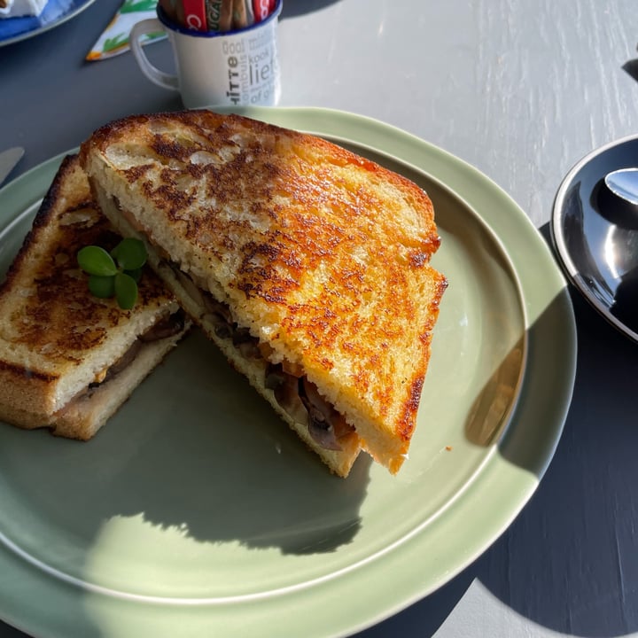 review photo of Die Boekklub Toasted sammie With Tomato And Mushrooms shared by @eugenevdw89 on 01 Aug 2022 - review