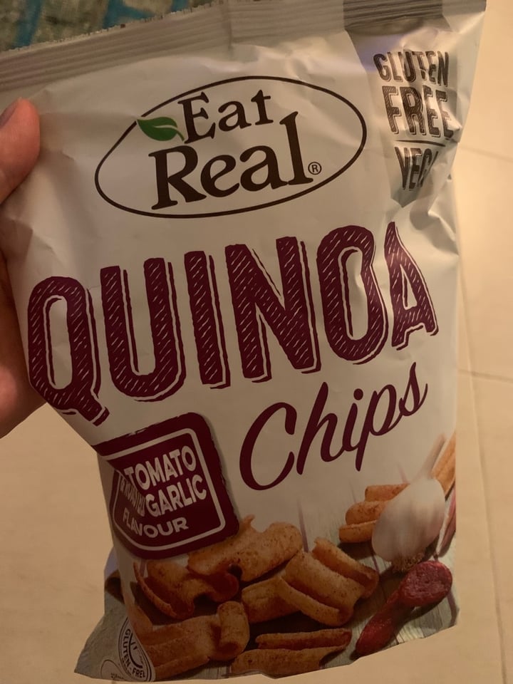 review photo of Eat Real Sundried Tomato & Roasted Garlic Flavour Quinoa Chips shared by @sachacarina on 18 Jun 2020 - review