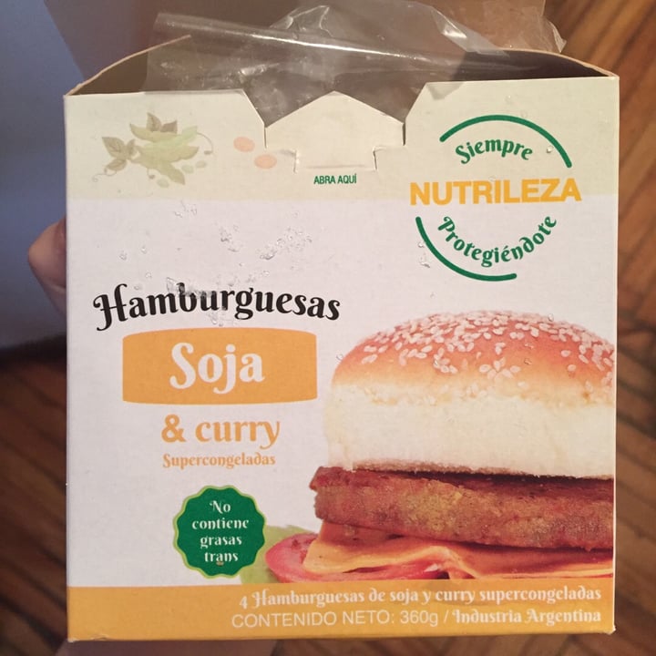 photo of Nutrileza Hamburguesa de Soja y Curry shared by @maguibelluscio on  14 Mar 2020 - review