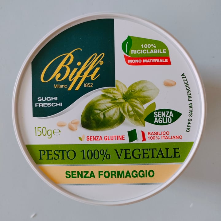 photo of Biffi Pesto 100% Vegetale Senza Formaggio shared by @veganadvisor on  04 May 2022 - review