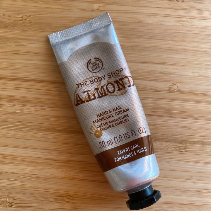 photo of The Body Shop Almond Hand & Nail MANICURE CREAM shared by @vybesarah on  07 Sep 2021 - review