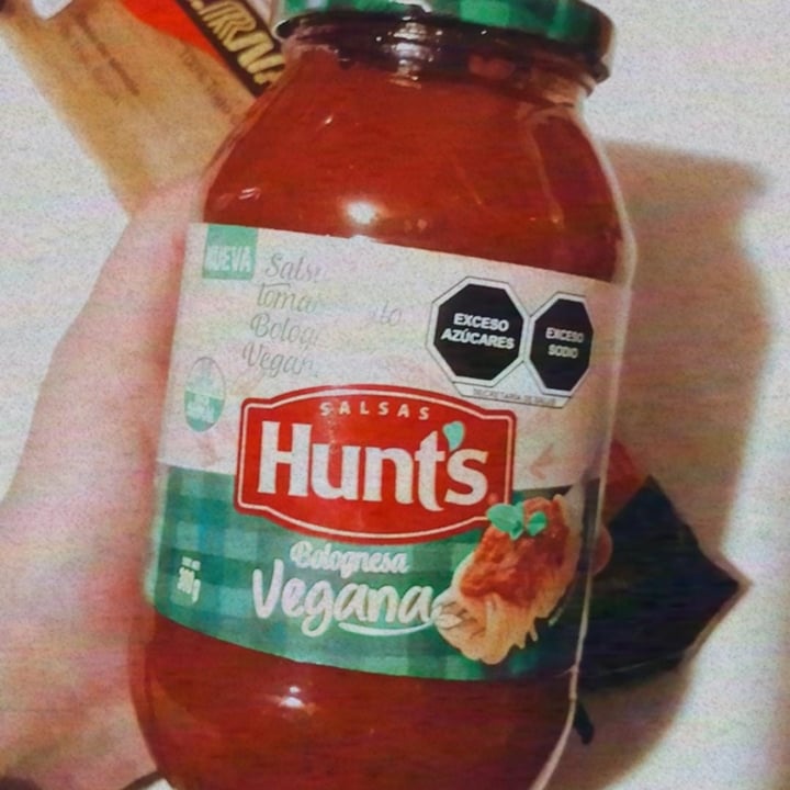 photo of Hunt's Boloñesa vegana shared by @saidfaccio16 on  09 Feb 2021 - review