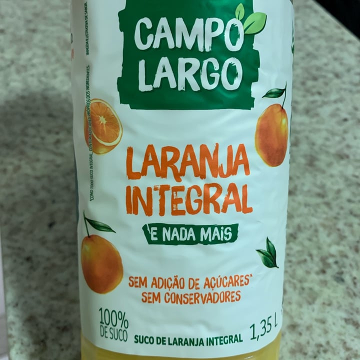 review photo of Campo Largo Suco Laranja Integral shared by @claudiacosentino on 11 May 2022 - review