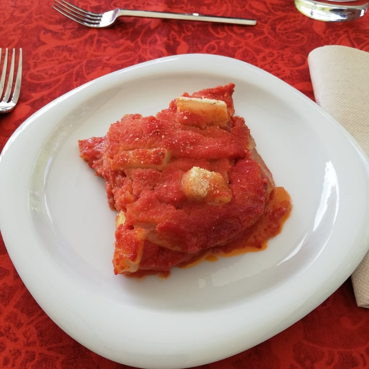 photo of Brugnola1932 Vegan Country House Parmigiana di zucchine shared by @unazampaperlaspagna on  28 Jul 2022 - review