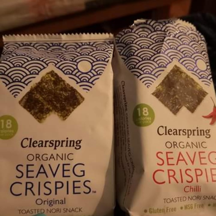 photo of Clearspring Organic Seaveg Crispies Original shared by @claraysusperros on  05 May 2021 - review