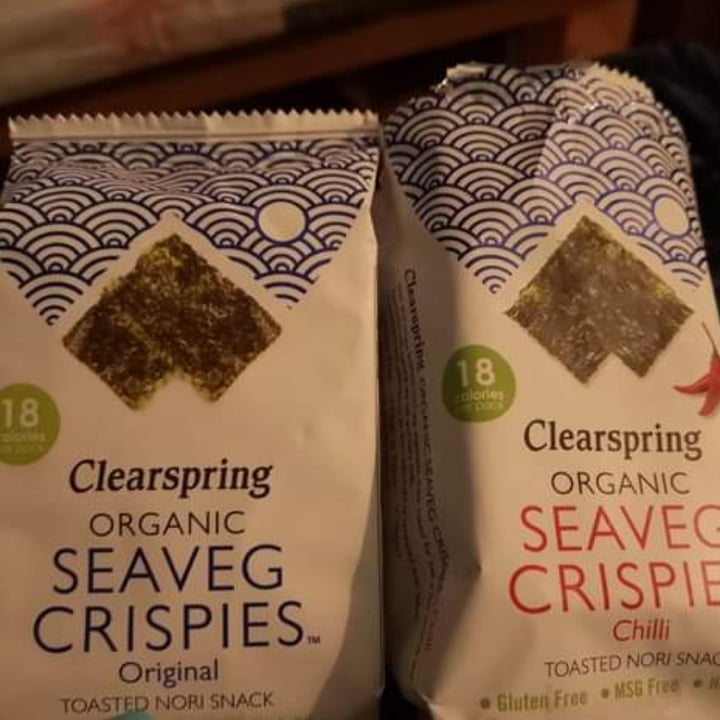 review photo of Clearspring Organic Seaveg Crispies Original shared by @claraysusperros on 05 May 2021 - review