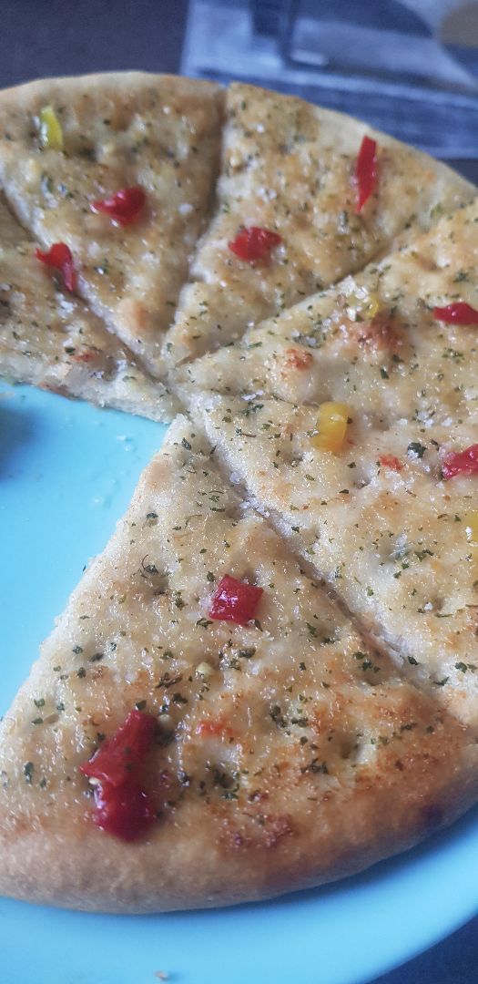 review photo of Trattoria Alfredo Garlic Pizza Bread shared by @ashleighcoles on 02 Mar 2020 - review