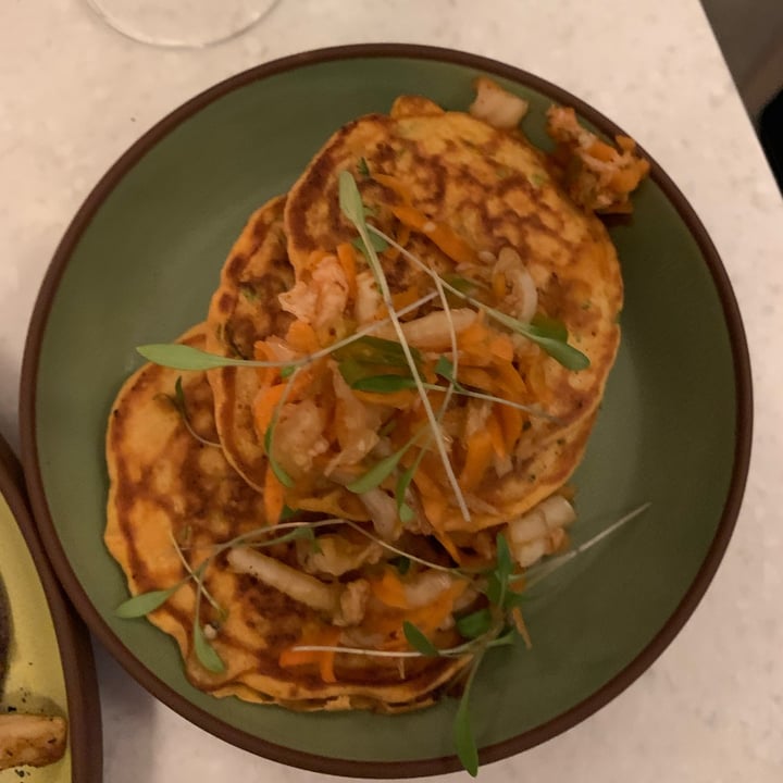 photo of Stem + Glory London Kimchi Pancakes shared by @lamaryvegana on  11 Dec 2022 - review