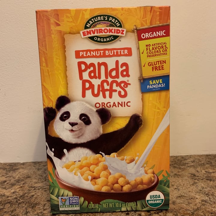photo of Nature's Path Foods Peanut Butter Panda Puffs Organic shared by @liamhenneberry on  29 Apr 2020 - review