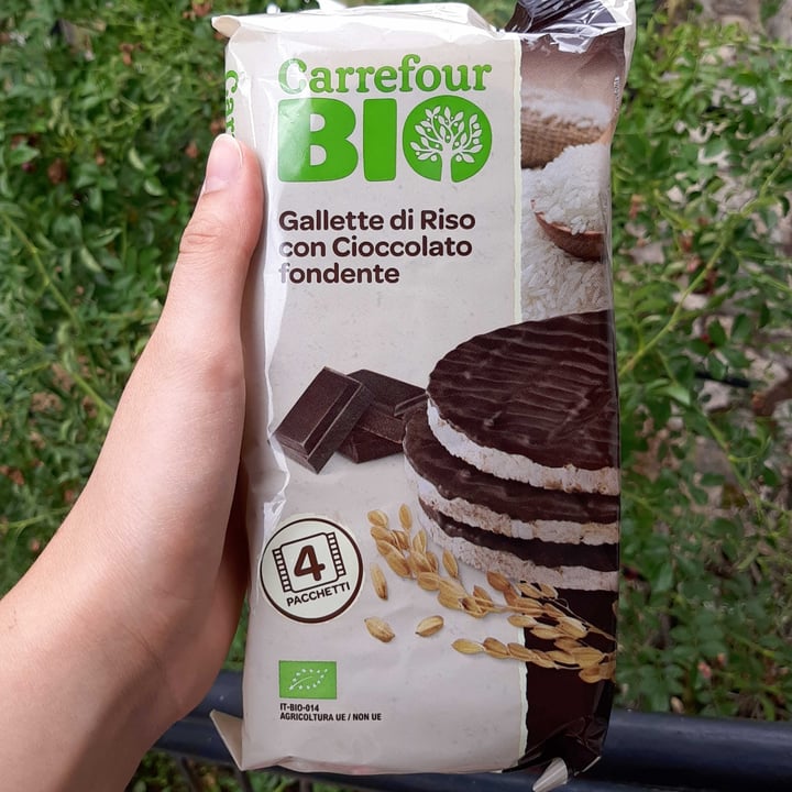photo of Carrefour Gallette di riso con cioccolato fondente shared by @sofia-db on  24 Aug 2021 - review
