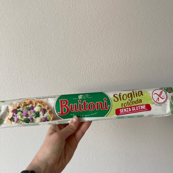 photo of Buitoni sfoglia rotonda senza glutine vegana shared by @marghegio13 on  19 Apr 2022 - review