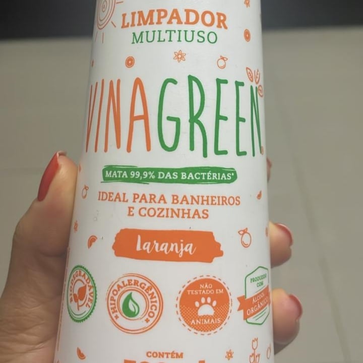 review photo of Vinagreen Limpador Multiuso laranja shared by @camisan on 07 May 2022 - review