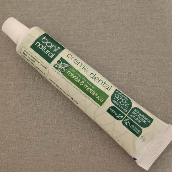 photo of Boni natural Creme Dental shared by @jutamanini on  04 May 2022 - review