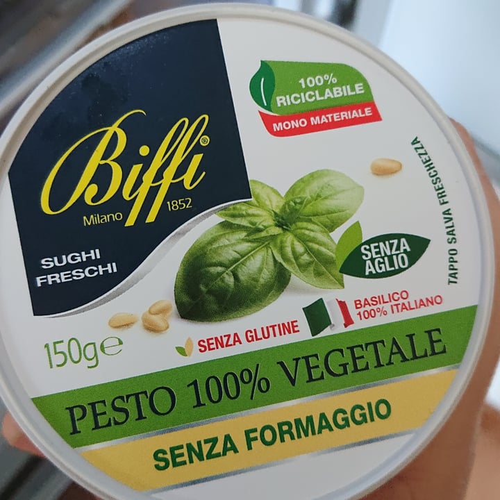 review photo of Biffi Pesto 100% Vegetale Senza Formaggio shared by @flafo on 12 May 2022 - review