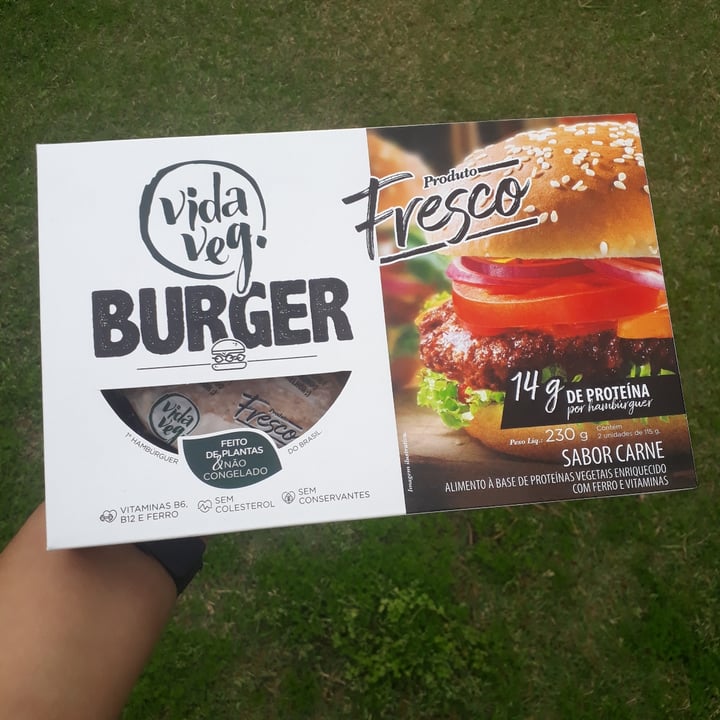 photo of Vida Veg Hamburguer Sabor Carne shared by @analuisaschall on  04 Sep 2021 - review