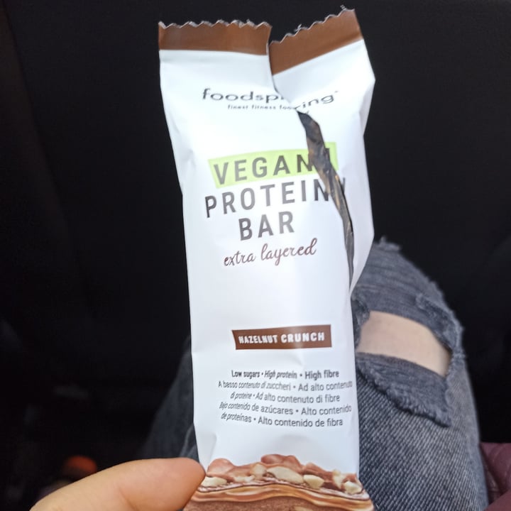 photo of Foodspring barretta proteica hazelnut crunch shared by @veravegan on  29 Oct 2022 - review