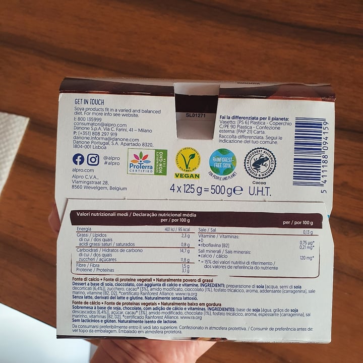 photo of Alpro Devilishly Dark Chocolate Plant-based Dessert shared by @elisasav on  17 Jun 2022 - review