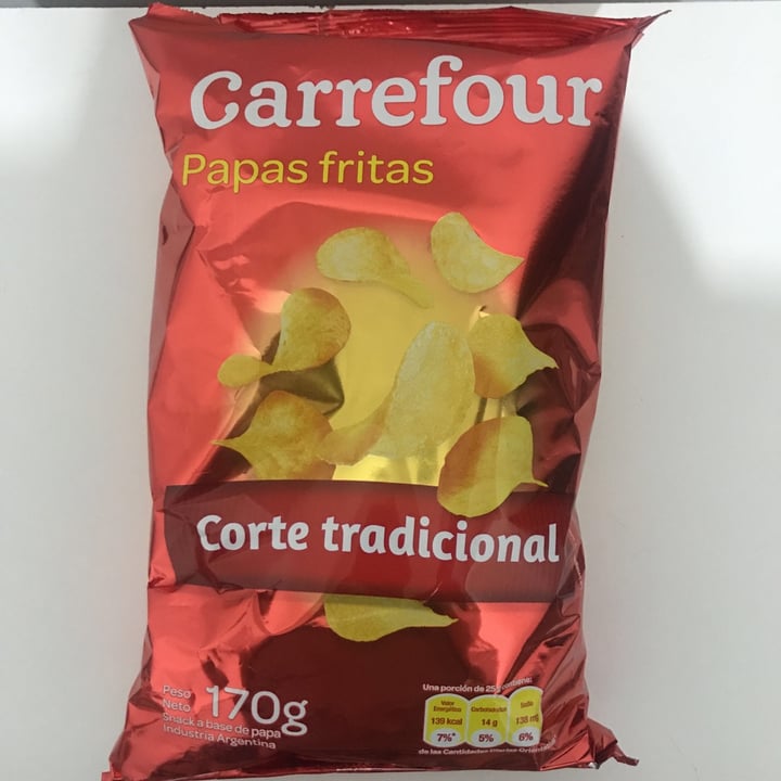 photo of Carrefour Papas fritas corte tradicional shared by @marianalopez on  16 Feb 2021 - review