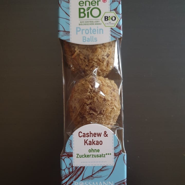 photo of enerBio Protein Balls Cashew & Kakao shared by @bluedragonbee on  11 Jan 2021 - review