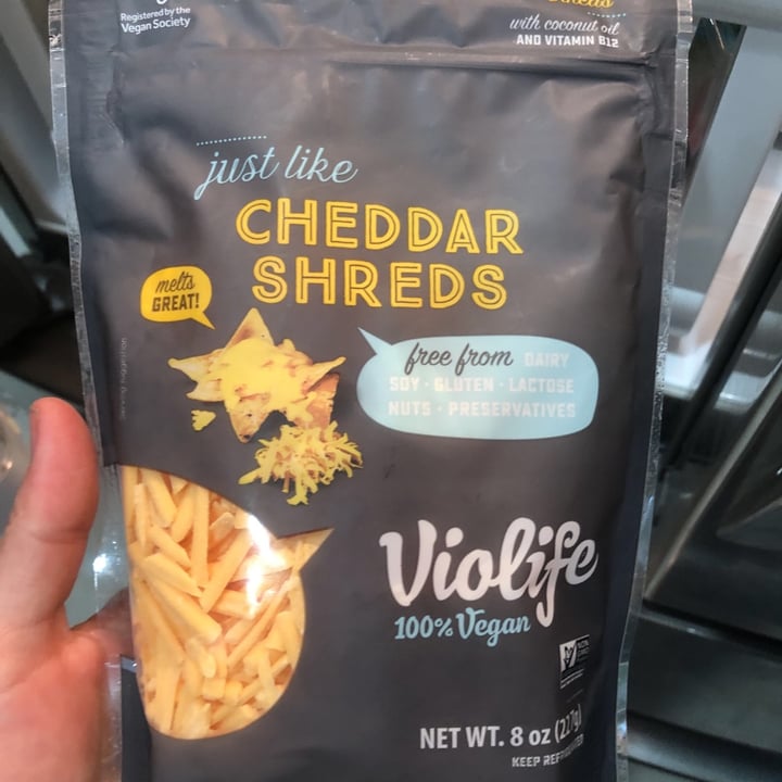 photo of Violife Cheddar Shreds shared by @richardsontina on  17 Jun 2020 - review