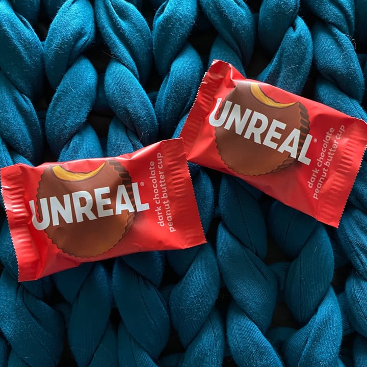 photo of UNREAL Dark Chocolate Peanut Butter Cups shared by @petillante on  17 Nov 2020 - review