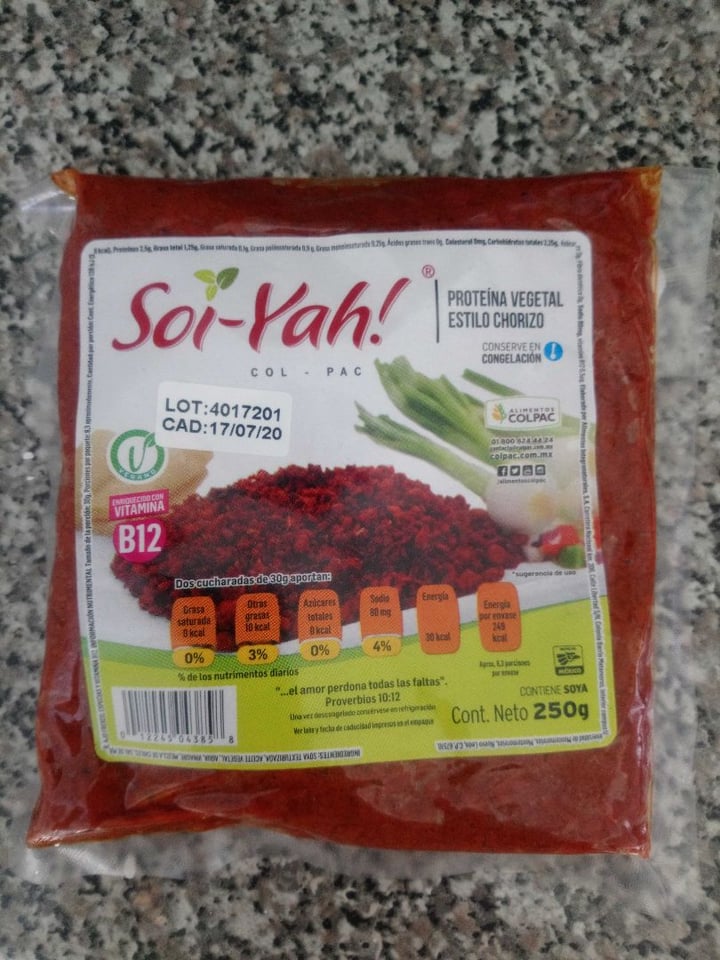 photo of Alimentos Colpac Chorizo shared by @llinas on  22 Mar 2020 - review