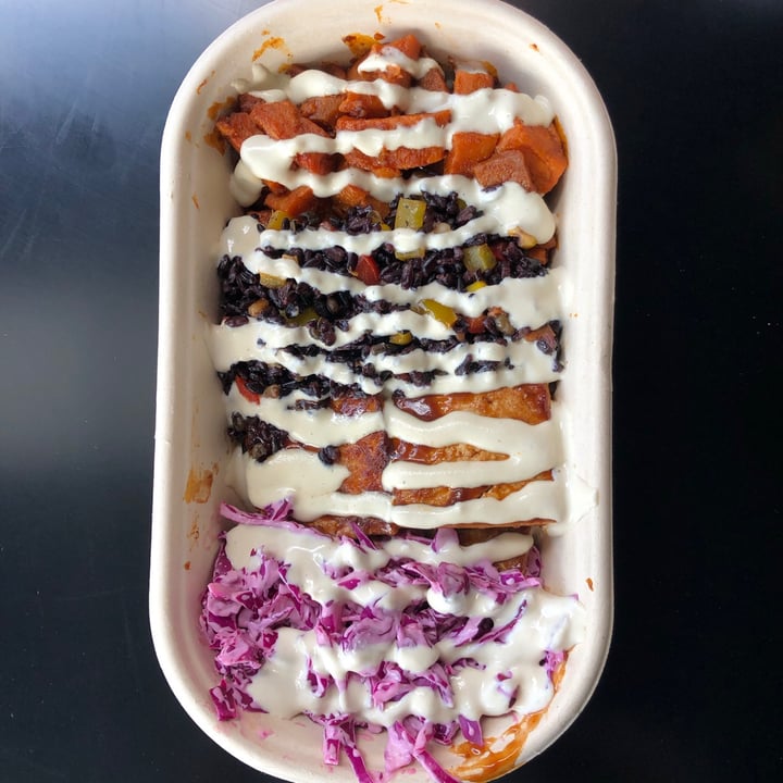 photo of The Fussy Vegan BBQ Tofu Bowl shared by @vexedsnowflake on  20 Apr 2021 - review