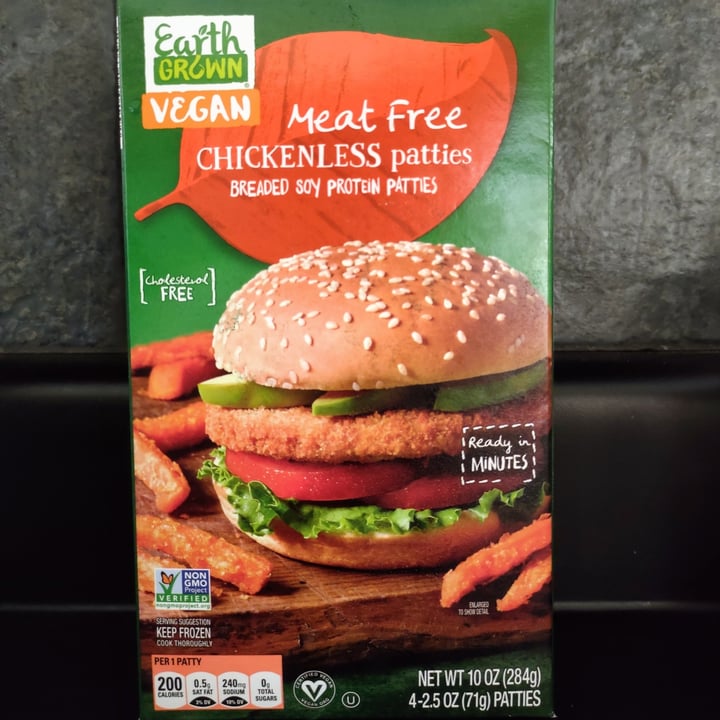 photo of Earth Growth Chickenless Patties shared by @beluech on  24 Oct 2022 - review