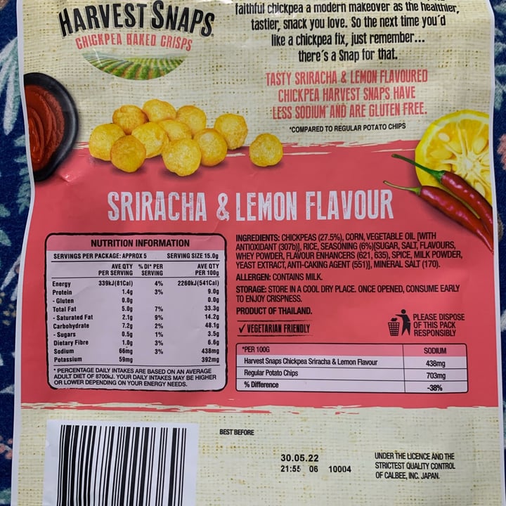 photo of Harvest Snaps Calvee harvest snaps shared by @latasha on  27 Mar 2022 - review