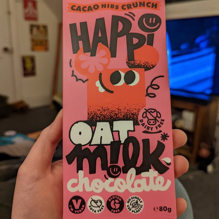 photo of Happi Oat Milk Chocolate shared by @sarahburland on  25 Dec 2021 - review