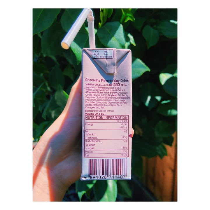 review photo of Vitasoy Chocolate Soy Milk 250ml shared by @groovyjunebug on 02 Aug 2021 - review
