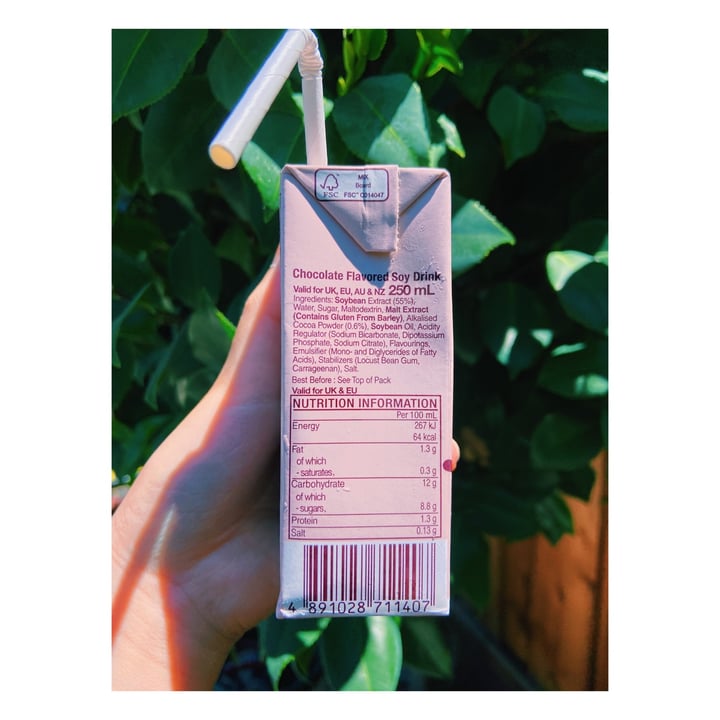 photo of Vitasoy Chocolate Soy Milk 250ml shared by @groovyjunebug on  02 Aug 2021 - review