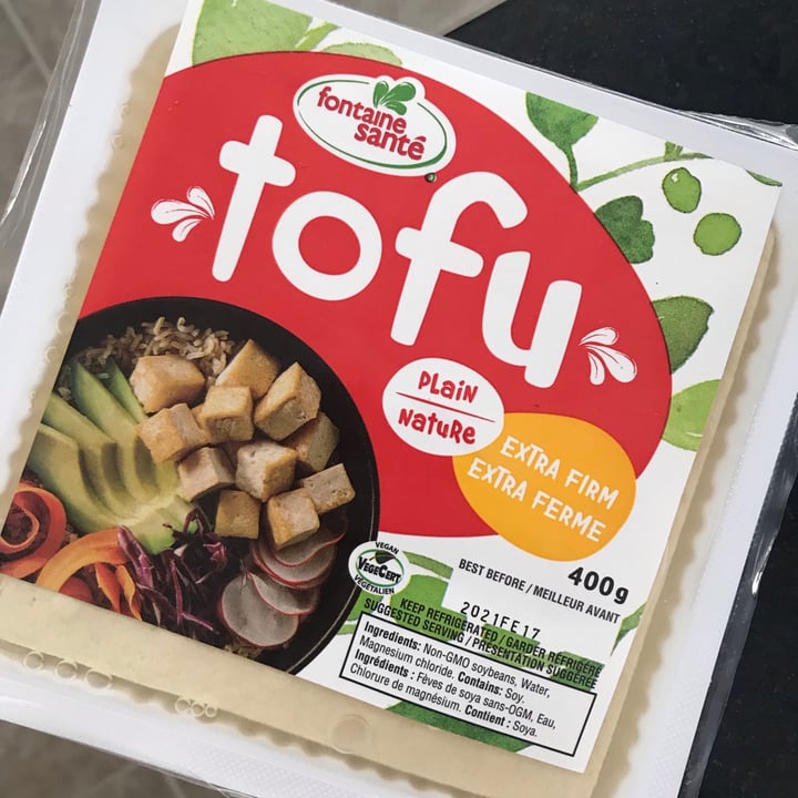 photo of Fontaine Santé Plain tofu shared by @mmjsmiller on  08 Jan 2021 - review
