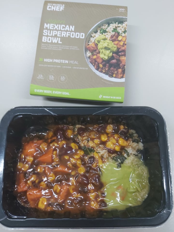 photo of My Muscle Chef Mexican Superfood Bowl shared by @lotuspond on  19 Apr 2021 - review