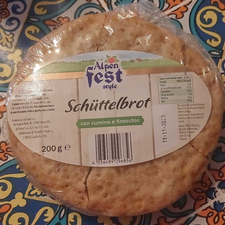 review photo of Alpen fest style pane croccante con cumino e finocchio shared by @poul on 15 Oct 2022 - review
