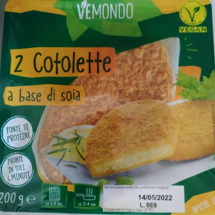 photo of Vemondo 2 Cotolette a Base di Soia shared by @robylove on  24 Apr 2022 - review