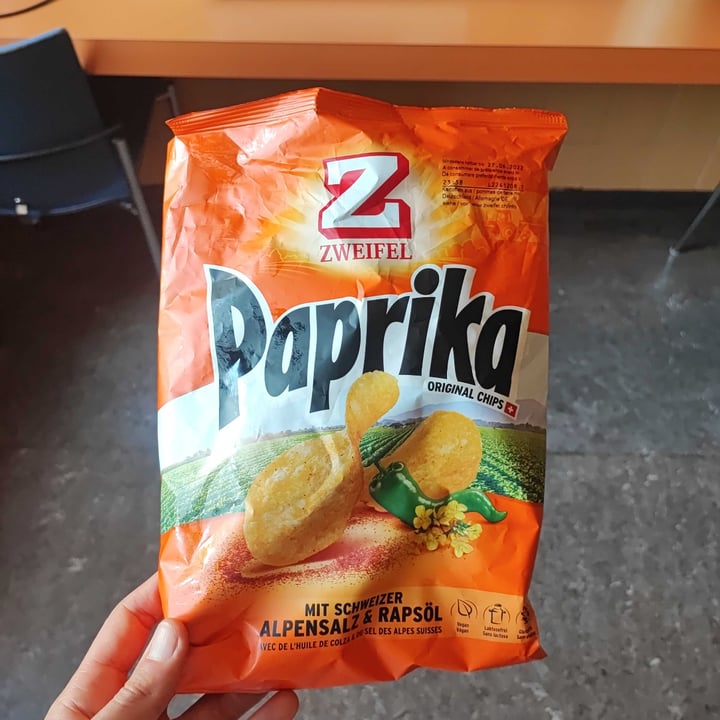 photo of Zweifel Paprika Original Chips shared by @euberta89 on  01 May 2022 - review
